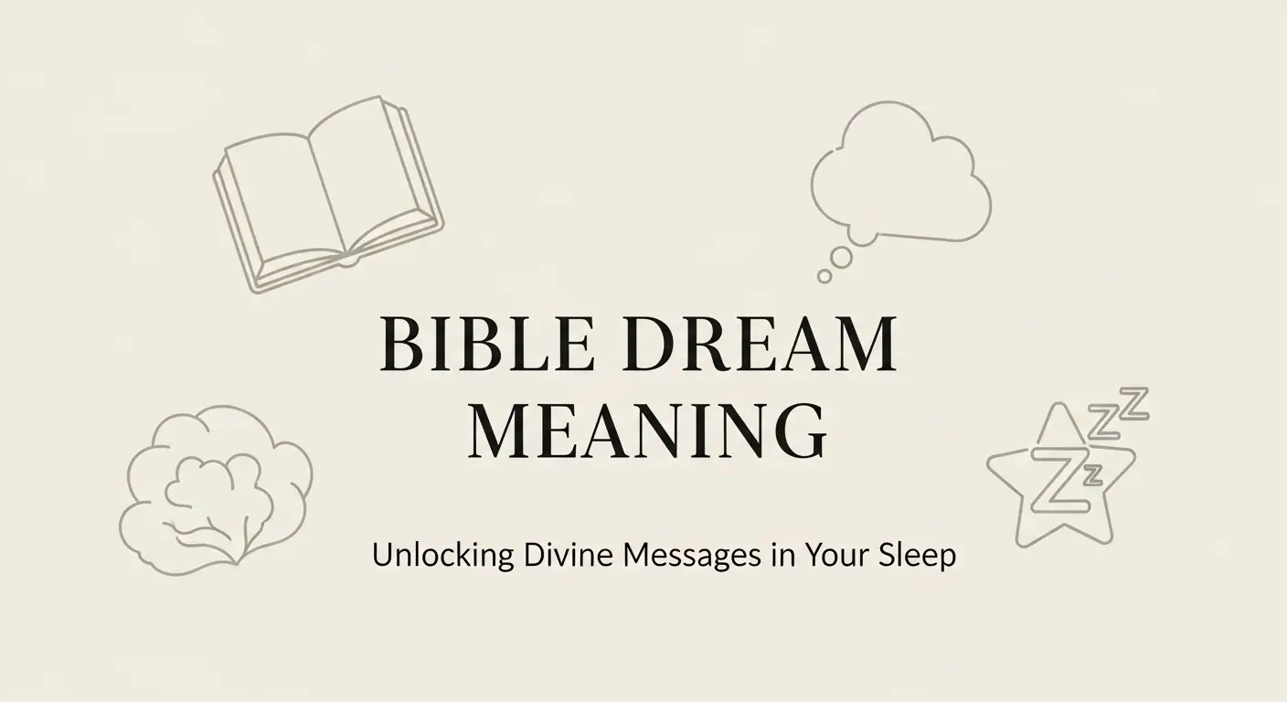 Bible Dream Meaning