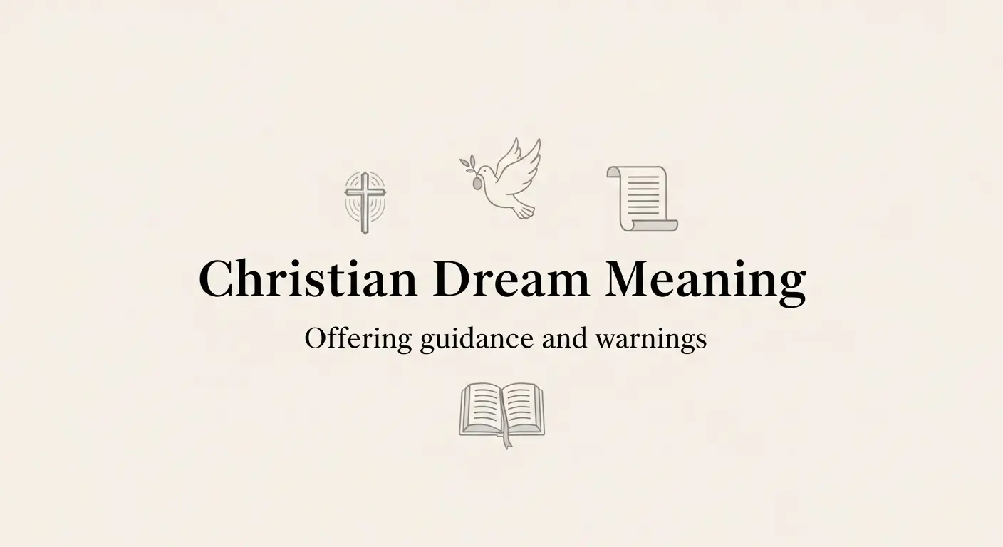 Christian Dream Meaning