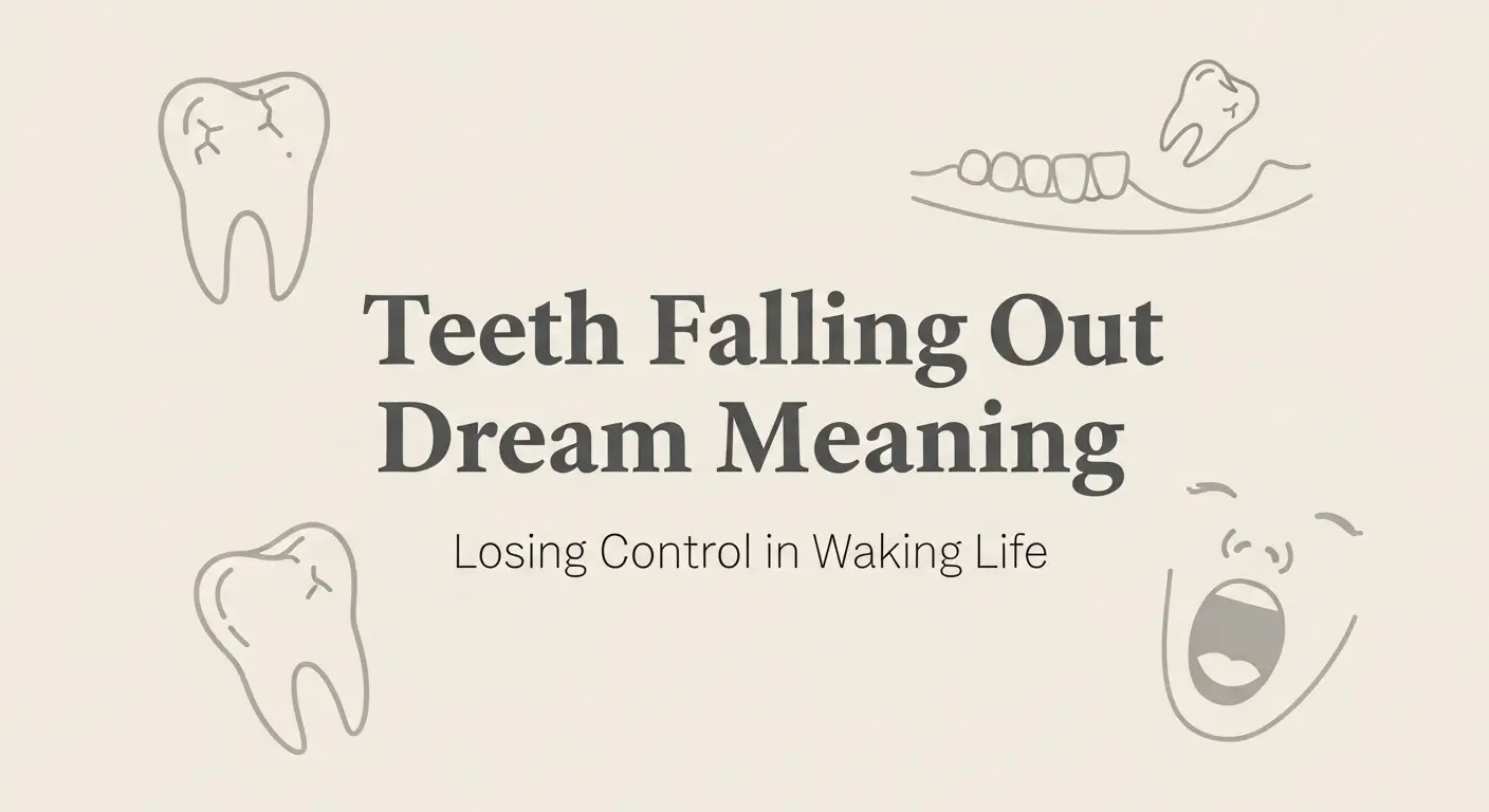 Teeth Falling Out Dream Meaning