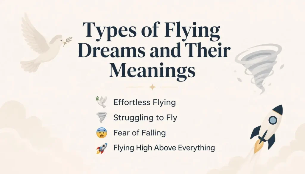 Types of Flying Dreams and Their Meanings