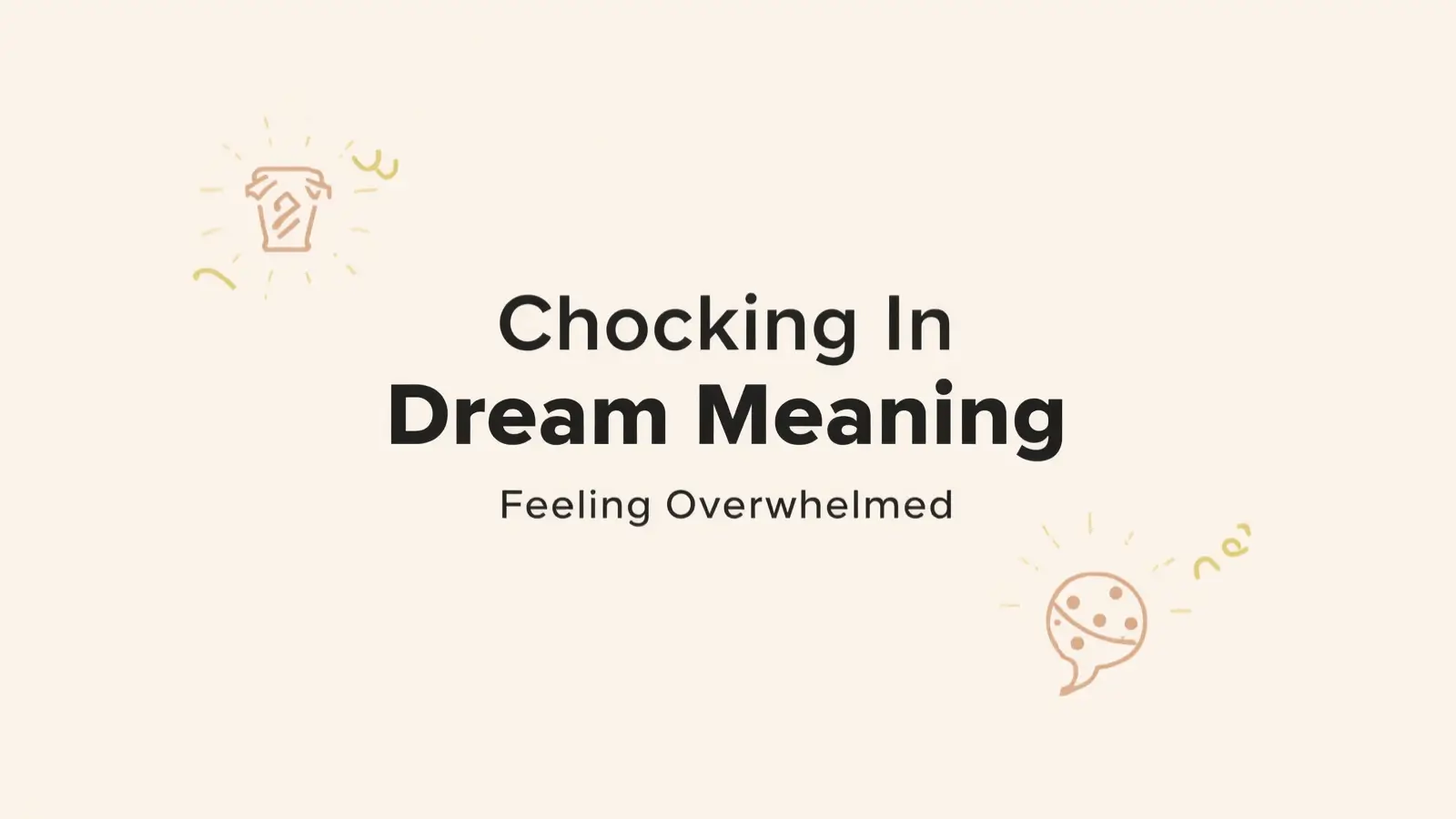 Choking in Dream Meaning