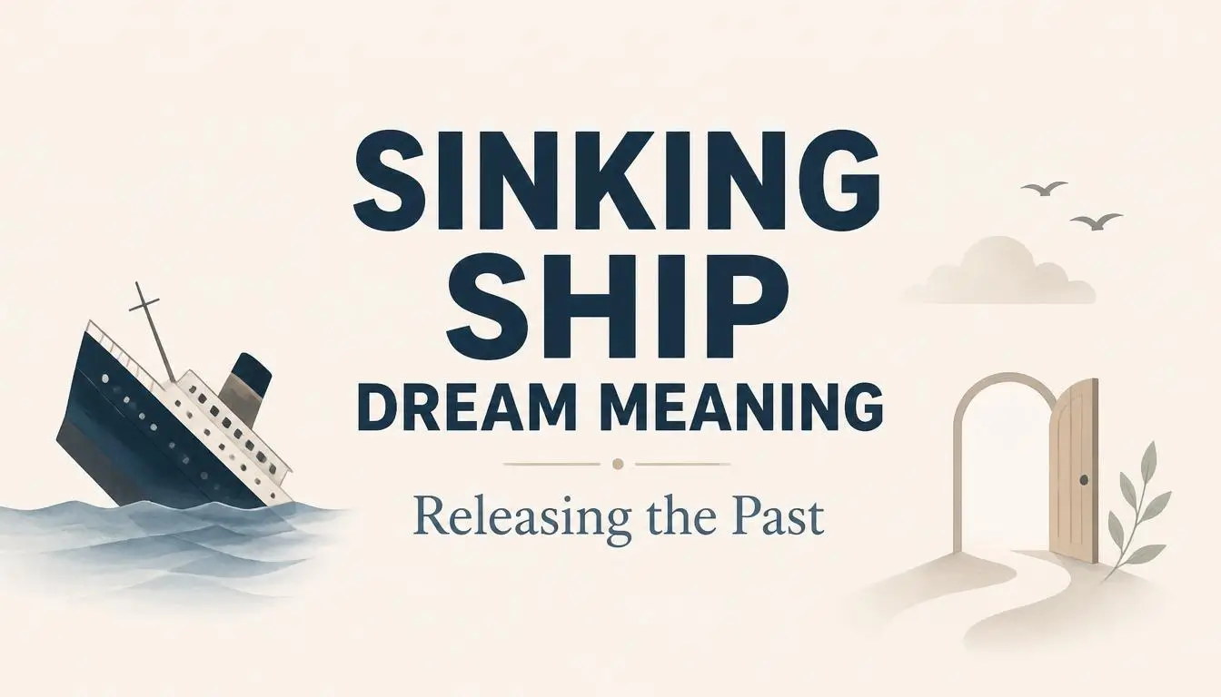 Sinking Ship Dream Meaning