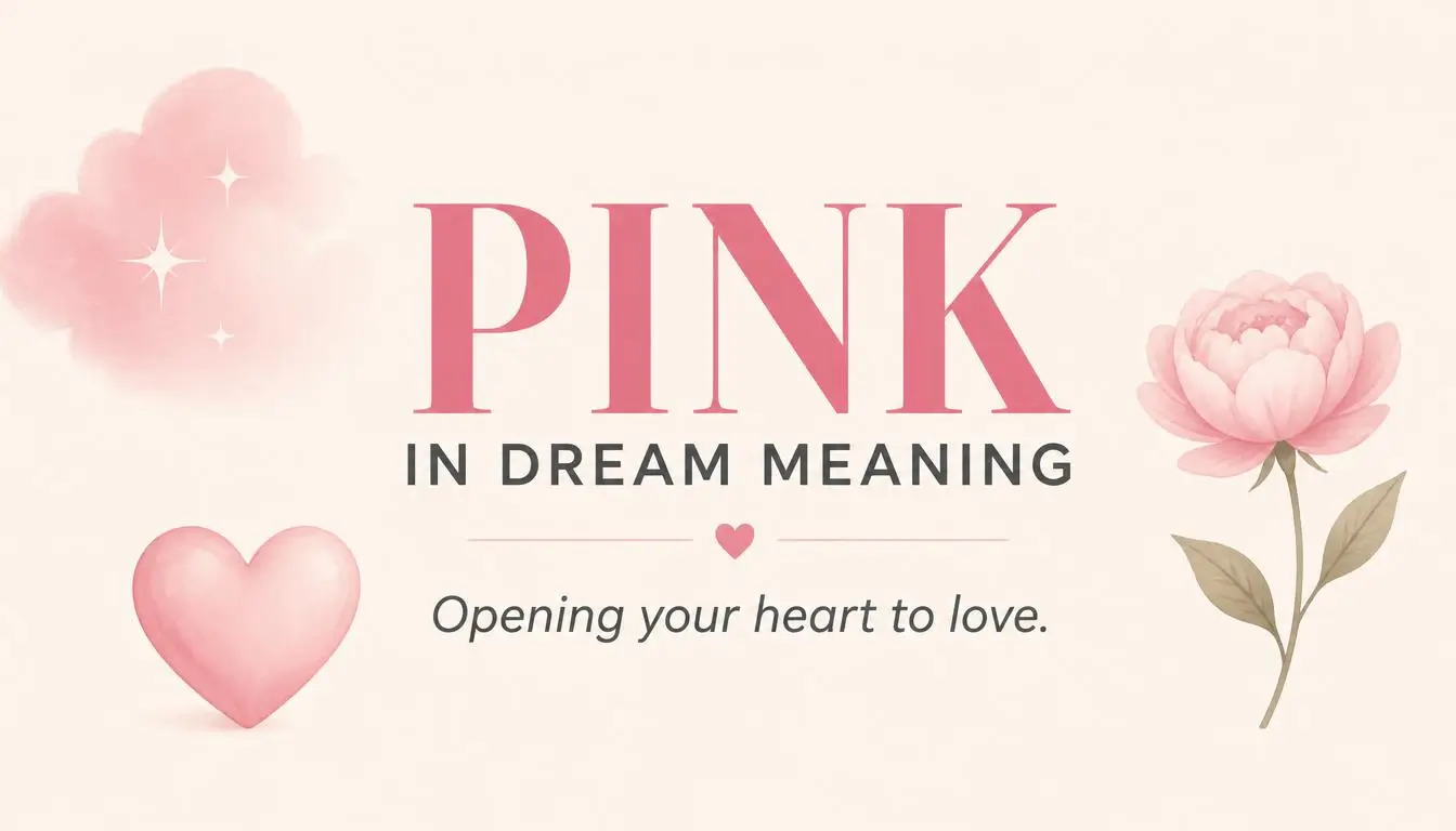 Pink in Dream Meaning