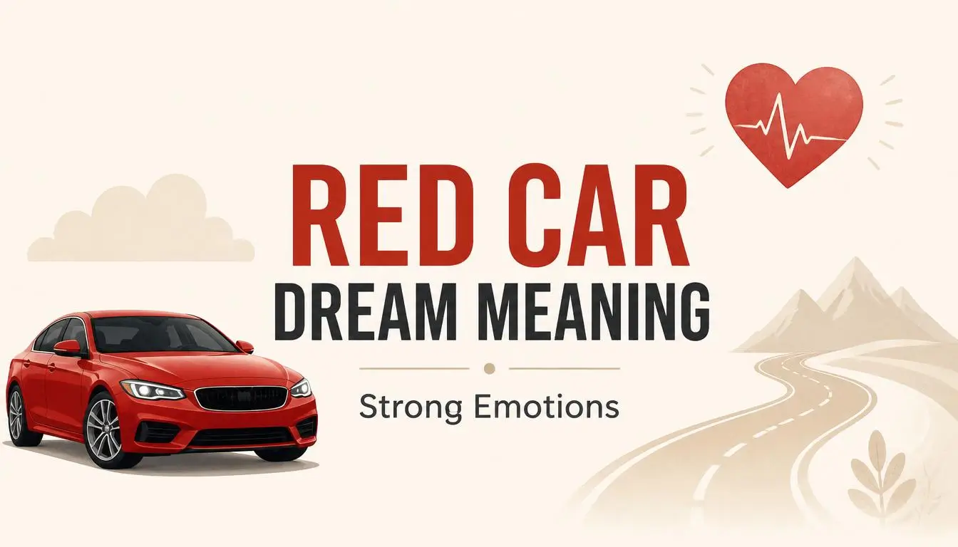 Red Car Dream Meaning