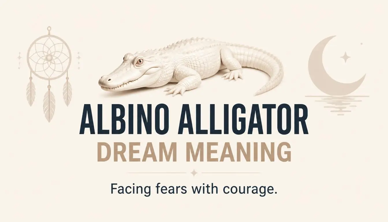 Albino Alligator Dream Meaning