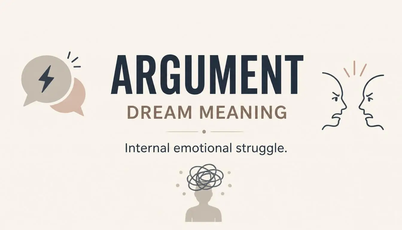 Argument Dream Meaning