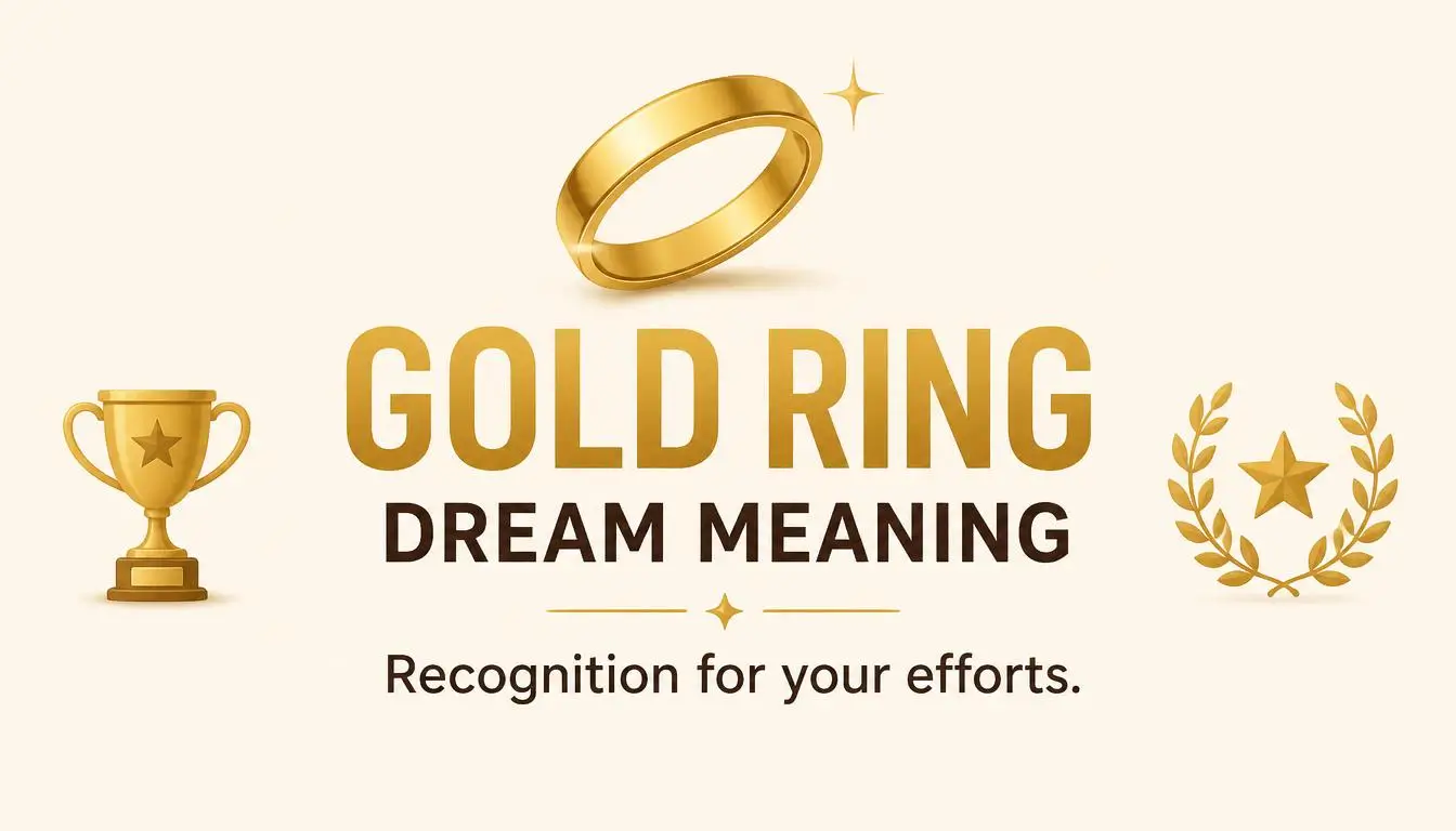 Gold Ring Dream Meaning