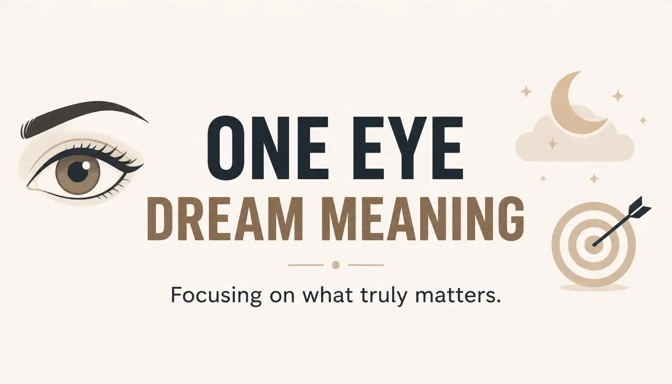 One Eye Dream Meaning