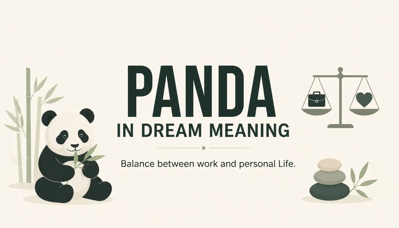 Panda in Dream Meaning