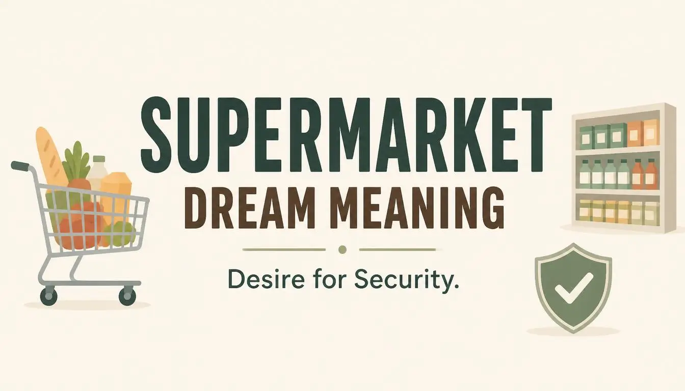 Supermarket Dream Meaning