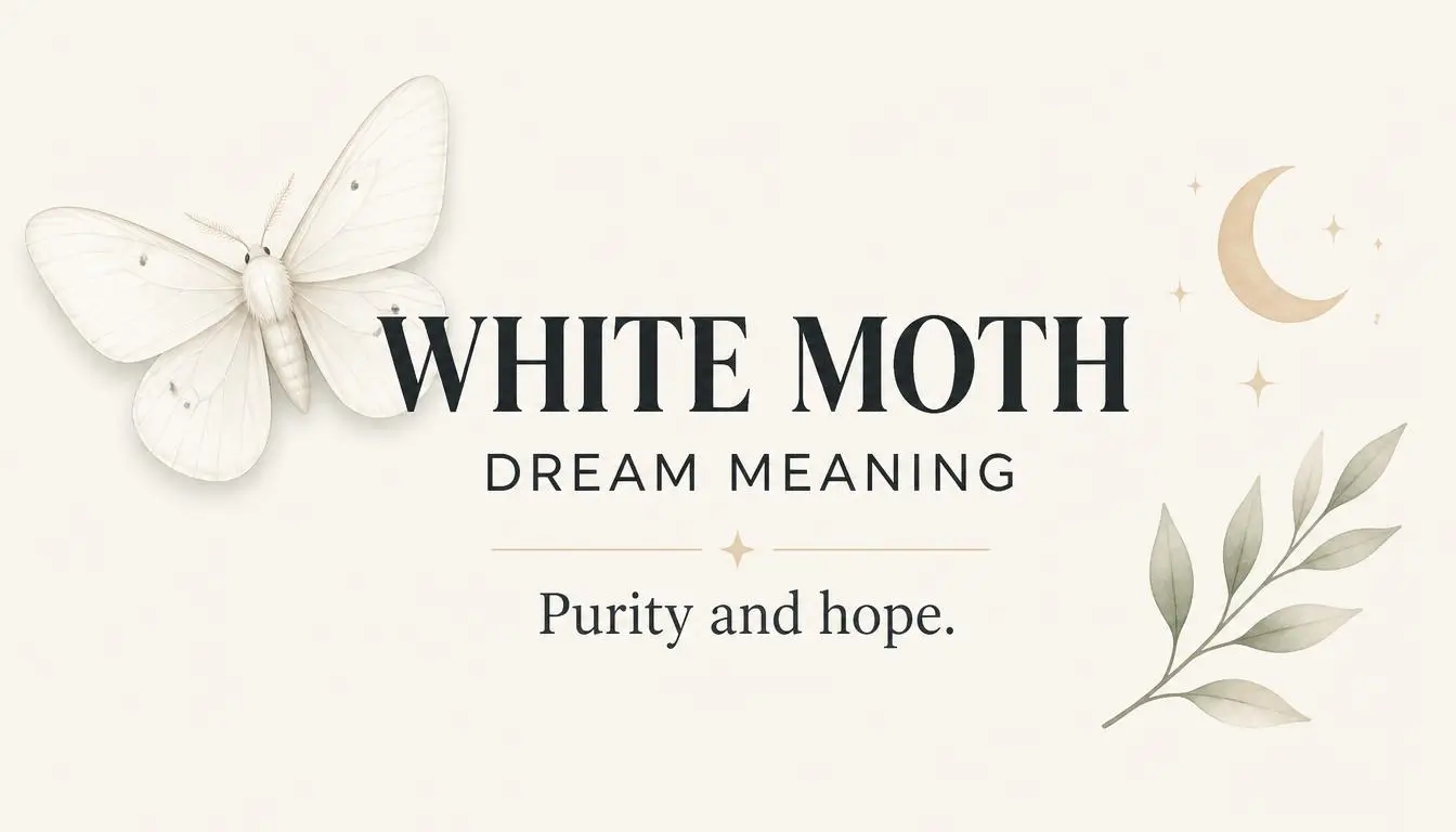 White Moth Dream Meaning