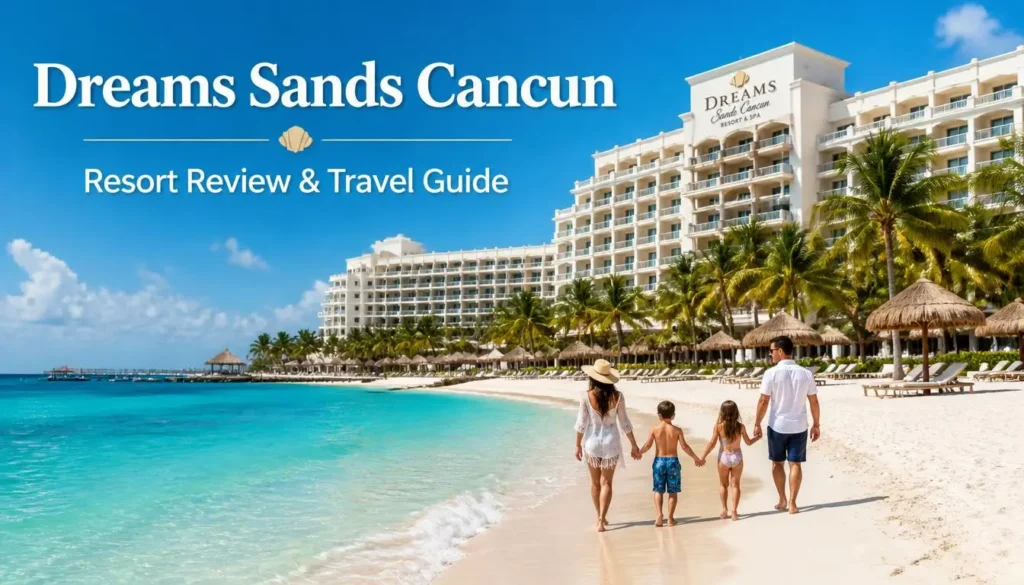 Beach and Pools at Dreams Sands Cancun