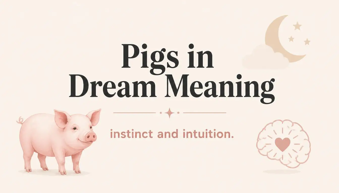 Pigs in Dream Meaning