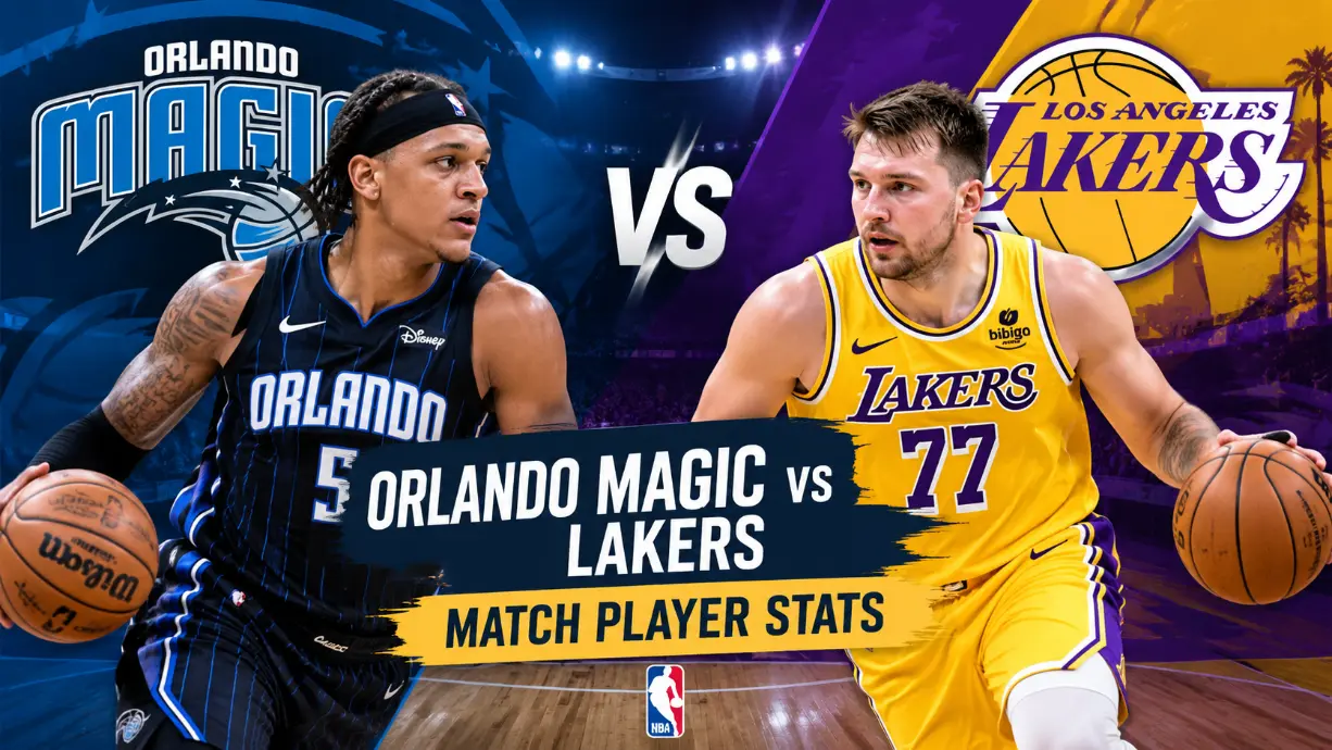 orlando magic vs lakers match player stats